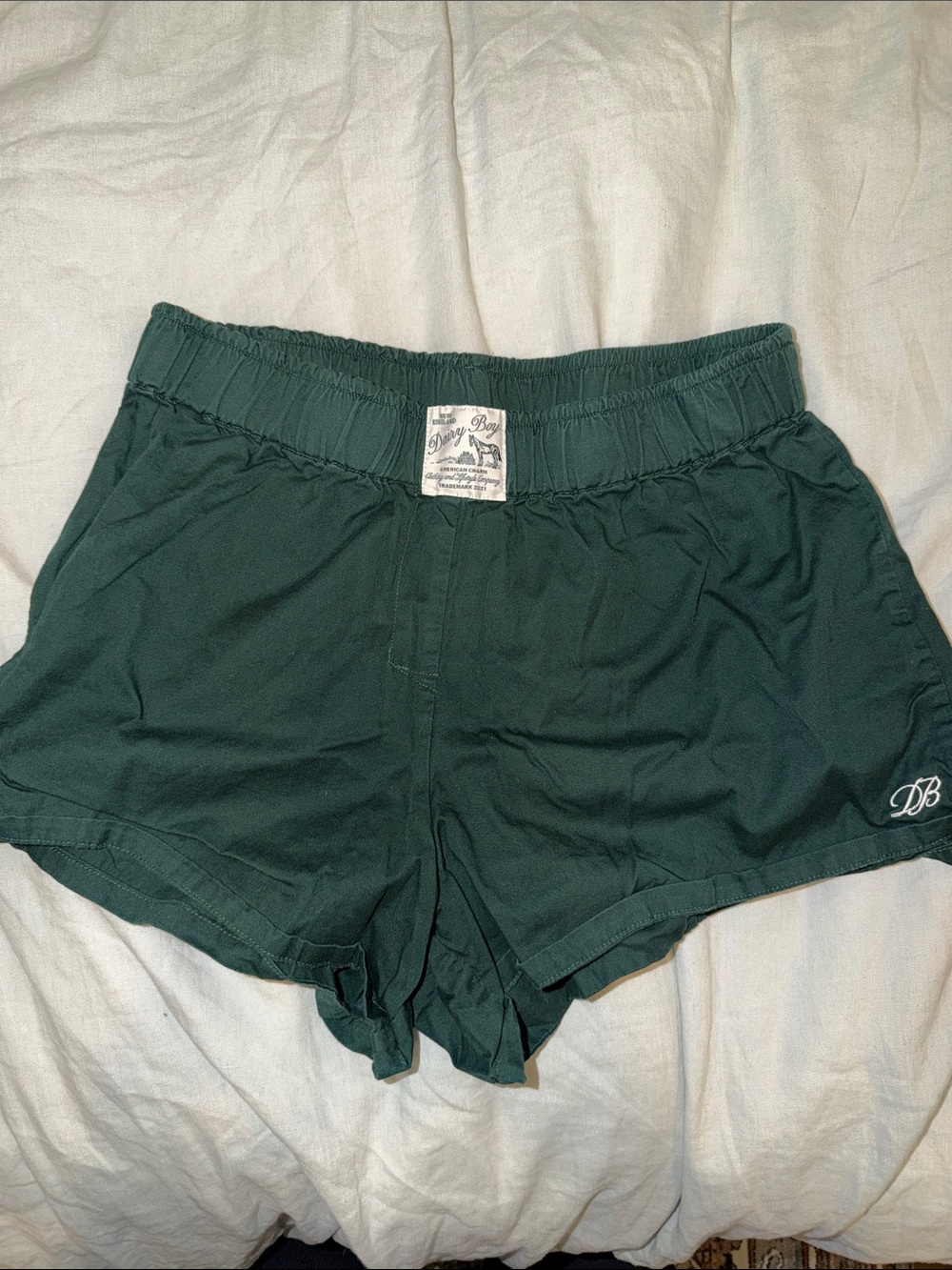 Dark Green Women's Athletic Shorts